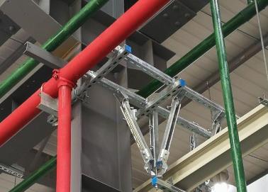 宣汉该抗震支架的整体式支吊架结构协调性好